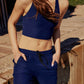 Wolven - Vegan Suede Finish Jogger Pants