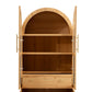 K&K 71' Tall Arched Kitchen Pantry Cabinet with Adjustable Shelves