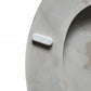 J&V Textiles Round Toilet Seat With Easy Clean & Change Hinge