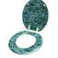 J&V Textiles Round Toilet Seat With Easy Clean & Change Hinge