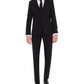 OppoSuits Big Boy's Knight Slim Fit Solid Suit Black Size 16