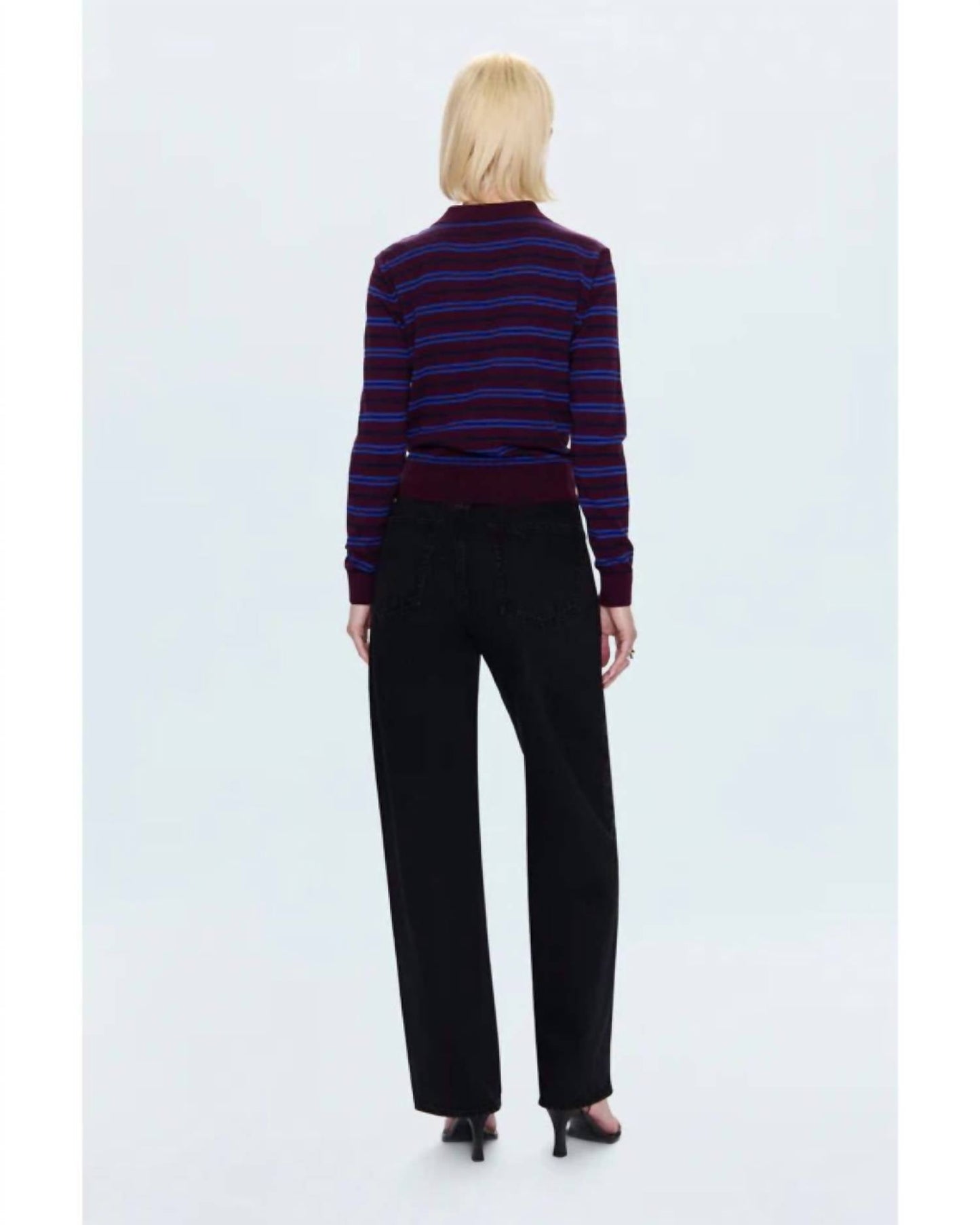 Pistola - Tate High-rise Bowed Wide Leg Jeans