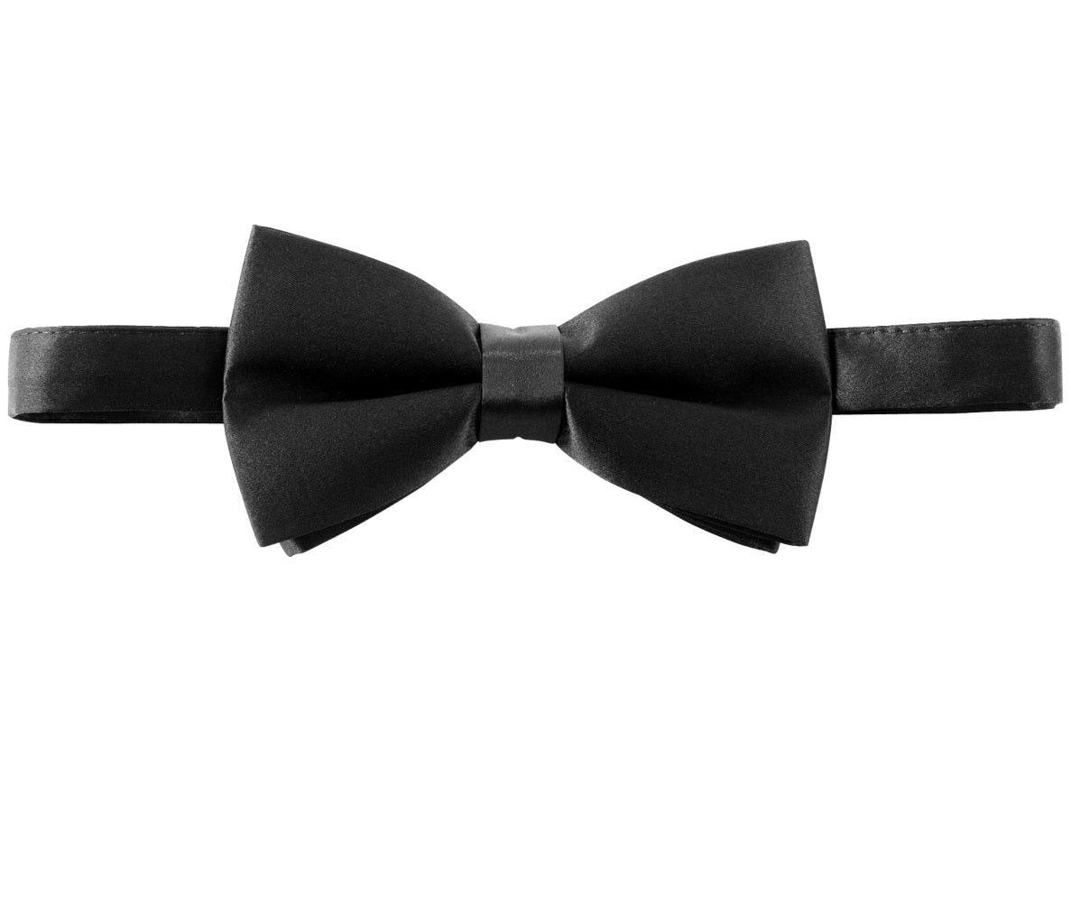 Michelsons Of London Men's Pre Tied Bow Tie Black Size Regular
