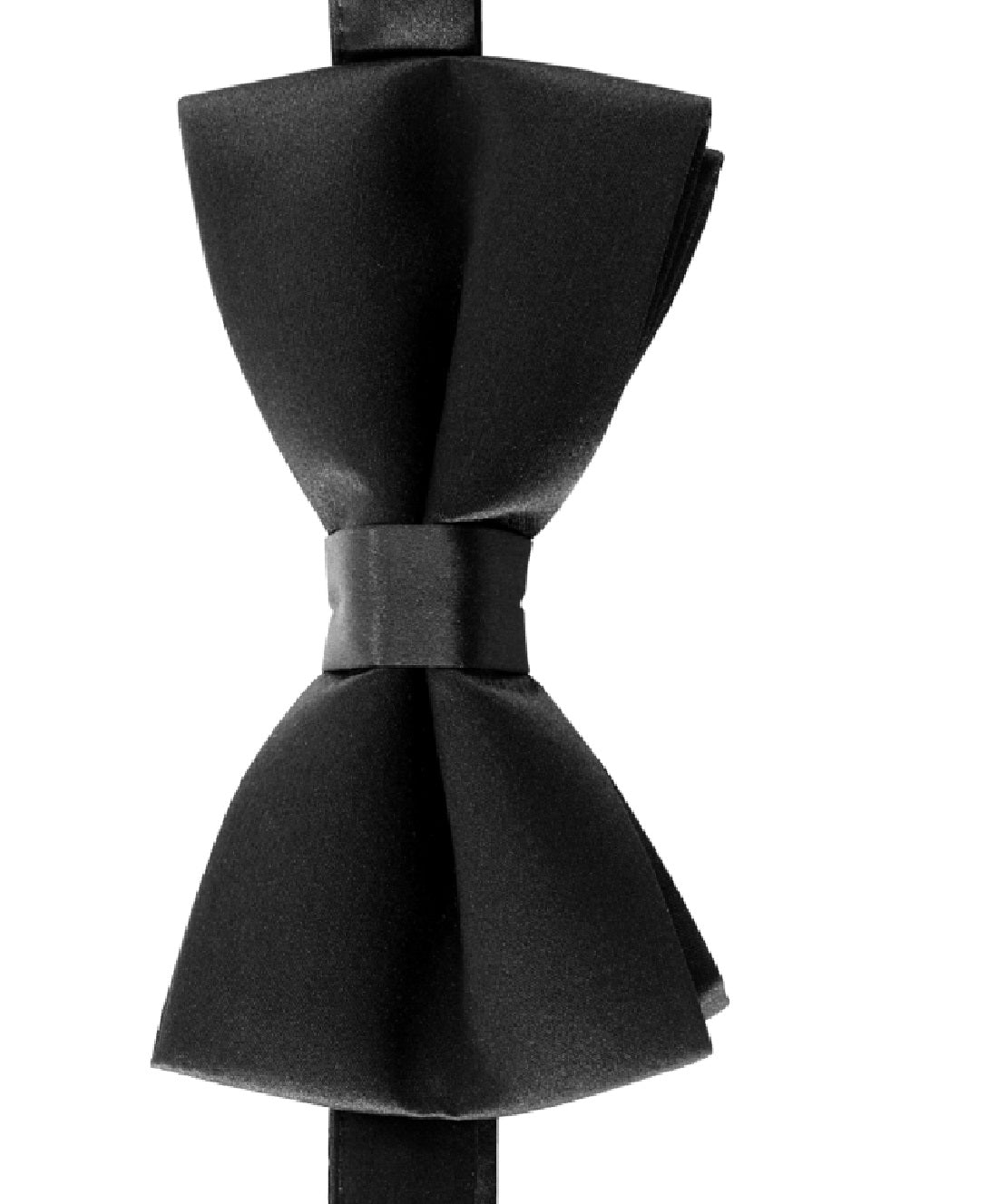 Michelsons Of London Men's Pre Tied Bow Tie Black Size Regular