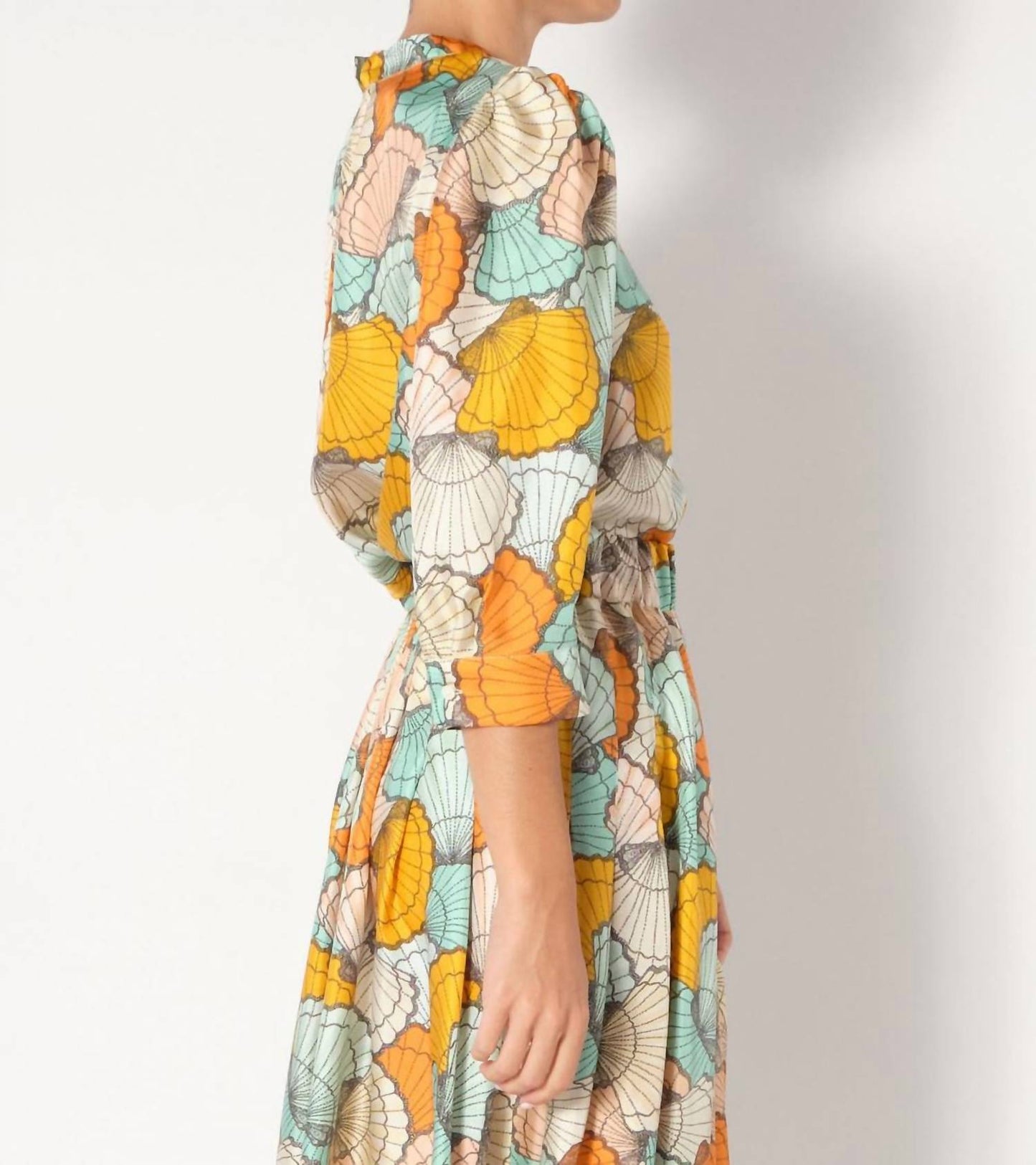 La Prestic Ouiston - Mona Balloon Three-quarter Sleeves Blouse