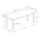 Rectangular Upholstered Hallway Bench - Transitional Design