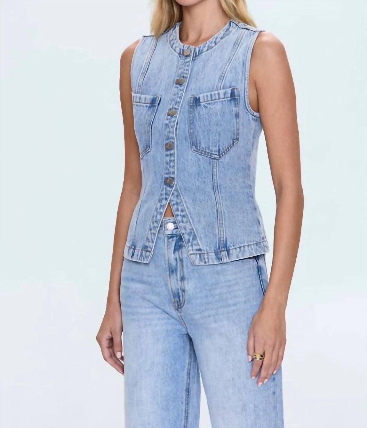 Pistola - Gia Fitted Collarless Vest