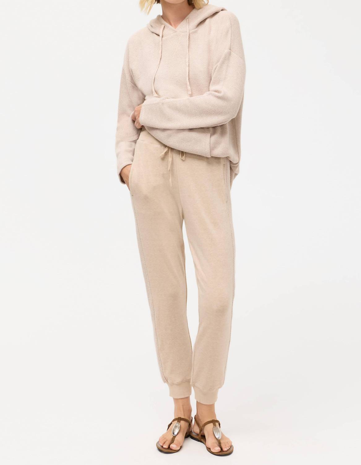 Johnny Was - COZY CONTRAST STRIPE JOGGER
