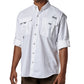 Columbia Men's Bahama Ii Long Sleeve Shirt White Size Small