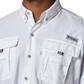 Columbia Men's Bahama Ii Long Sleeve Shirt White Size Small