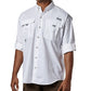 Columbia Men's Bahama Ii Long Sleeve Shirt White Size Large