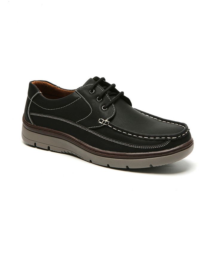 Aston Marc Men's Lace Up Comfort Casual Shoes Black Size 9 M