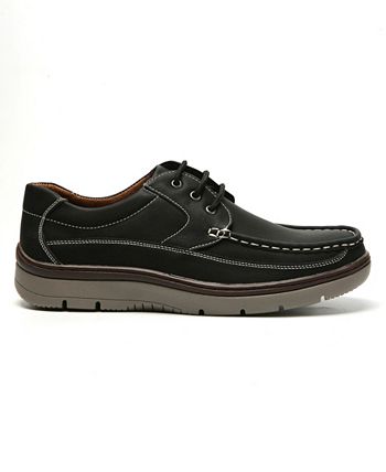 Aston Marc Men's Lace Up Comfort Casual Shoes Black Size 9 M