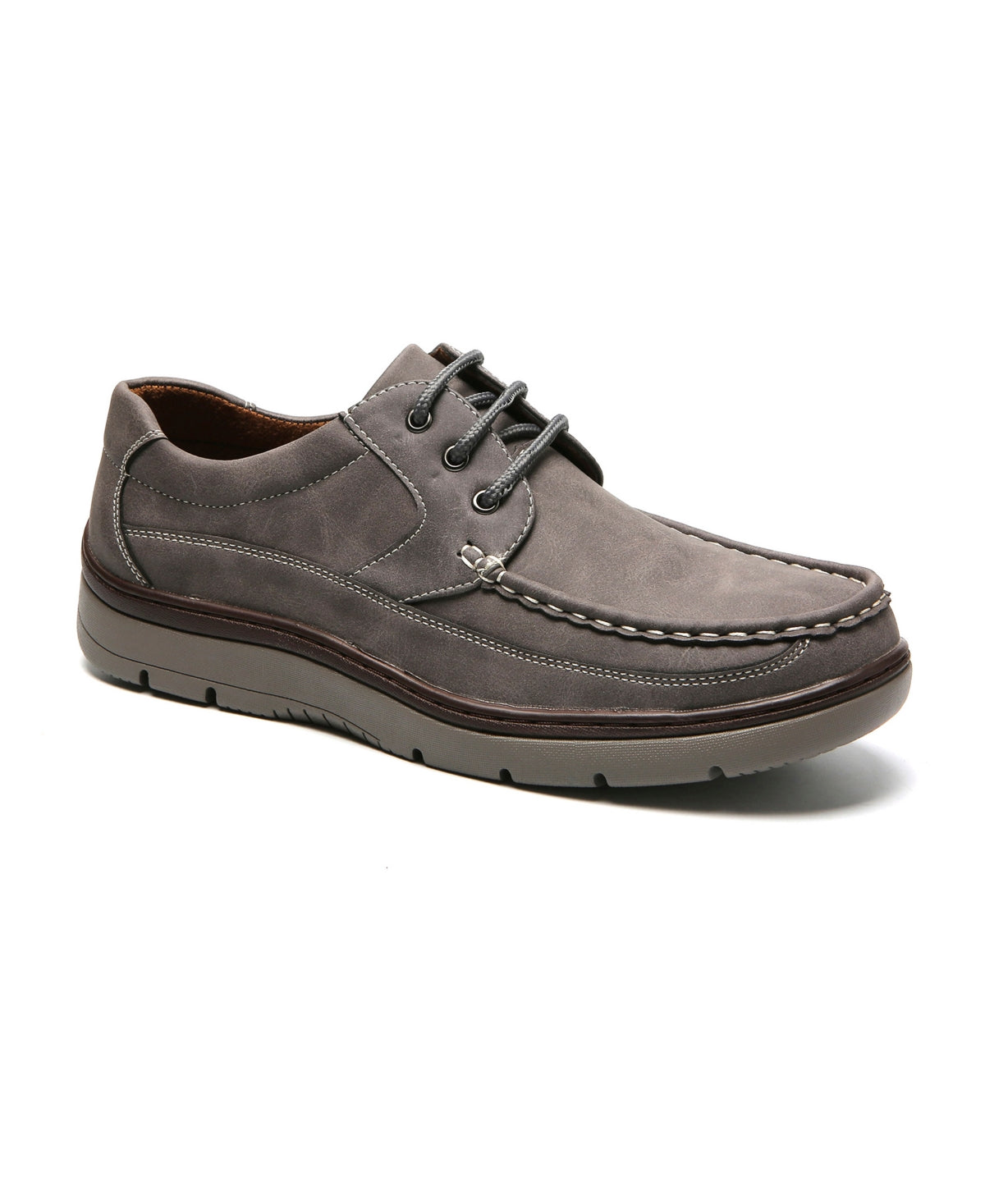 Aston Marc Men's Lace Up Comfort Casual Shoes Gray Size 9 M