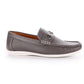 Aston Marc Men's Perforated Classic Driving Shoes Gray Size 9.5M