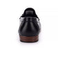 Aston Marc Men's Perforated Buckle Loafers Shoes Black Size 9.5M