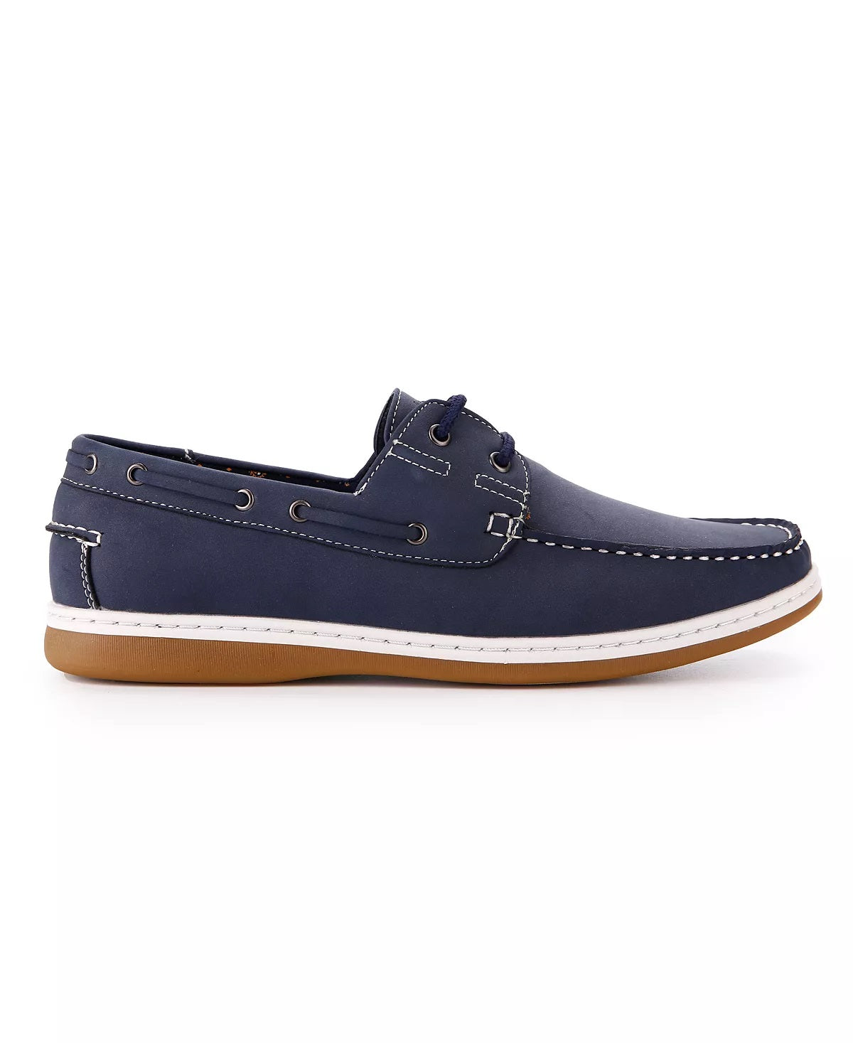 Aston Marc Men's Faux Nubuck Boat Shoes Blue Size 9.5M