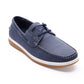 Aston Marc Men's Faux Nubuck Boat Shoes Blue Size 9.5M