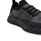 Akademiks Men's Knit Stripe Sneakers Gray Size 8 M