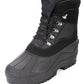 Polar Armor Men's All Weather Suede Snow Boots Black Size 11 M
