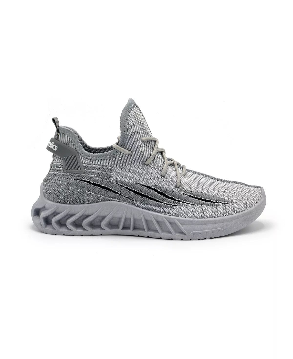 Akademiks Men's Fit Knit Jogger Sneakers Gray Size 10 M