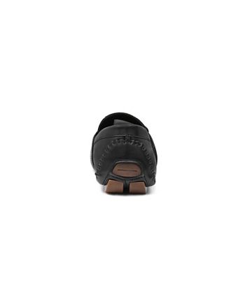 Aston Marc Men's Charter Side Buckle Loafers Shoes Black Size 10.5 M
