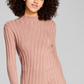 And Now This Women's Directional Ribbed Bodycon Dress Pink Size XS