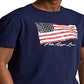 Polo Ralph Lauren Men's Classic Fit American Flag T-Shirt Blue Size XX-Large