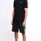 Polo Ralph Lauren Men's Flat Front Pique Shorts In Polo Shirt Black Size Large