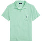 Ralph Lauren Men's Custom Slim Fit Terry Polo Shirt Green Size Medium