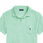 Ralph Lauren Men's Custom Slim Fit Terry Polo Shirt Green Size Medium