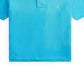 Ralph Lauren Kid's Cotton Mesh Polo Shirt Blue Size Small