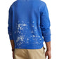 Polo Ralph Lauren लोगो फ़्लीस स्वेटशर्ट नीला साइज़ 2XL
