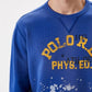 Polo Ralph Lauren लोगो फ़्लीस स्वेटशर्ट नीला साइज़ 2XL