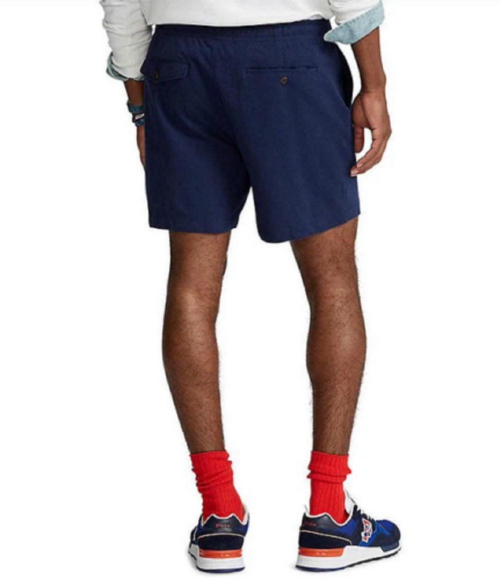 Polo Ralph Lauren Men's Flat Front Piqué Shorts Blue Size X-Large
