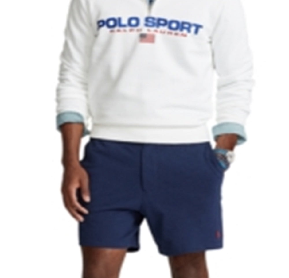 Polo Ralph Lauren Men's Flat Front Shorts Blue Size XX-Large