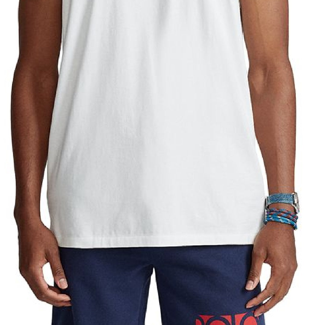 Polo Ralph Lauren Men's Washed Jersey Tank White Size Small