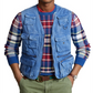 Ralph Lauren Men's Chino Utility Vest Blue Size Large