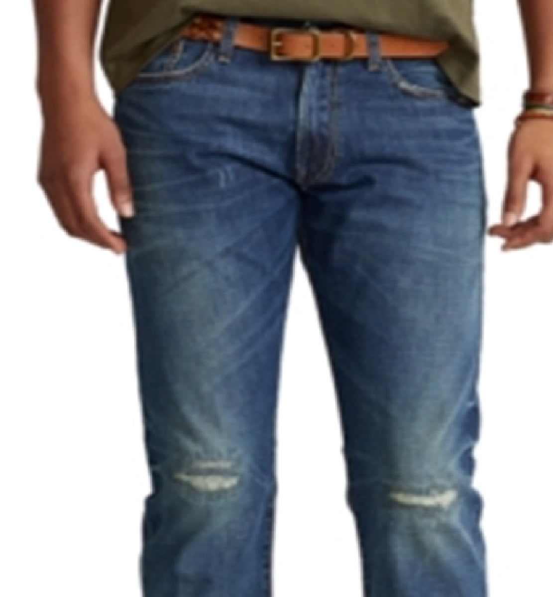 Polo Ralph Lauren Men's Varick Slim Straight Jeans Blue Size 38X30