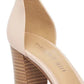 Madden Girl Women's Bella Two Piece Block Heel Sandals Brown Size 10 M