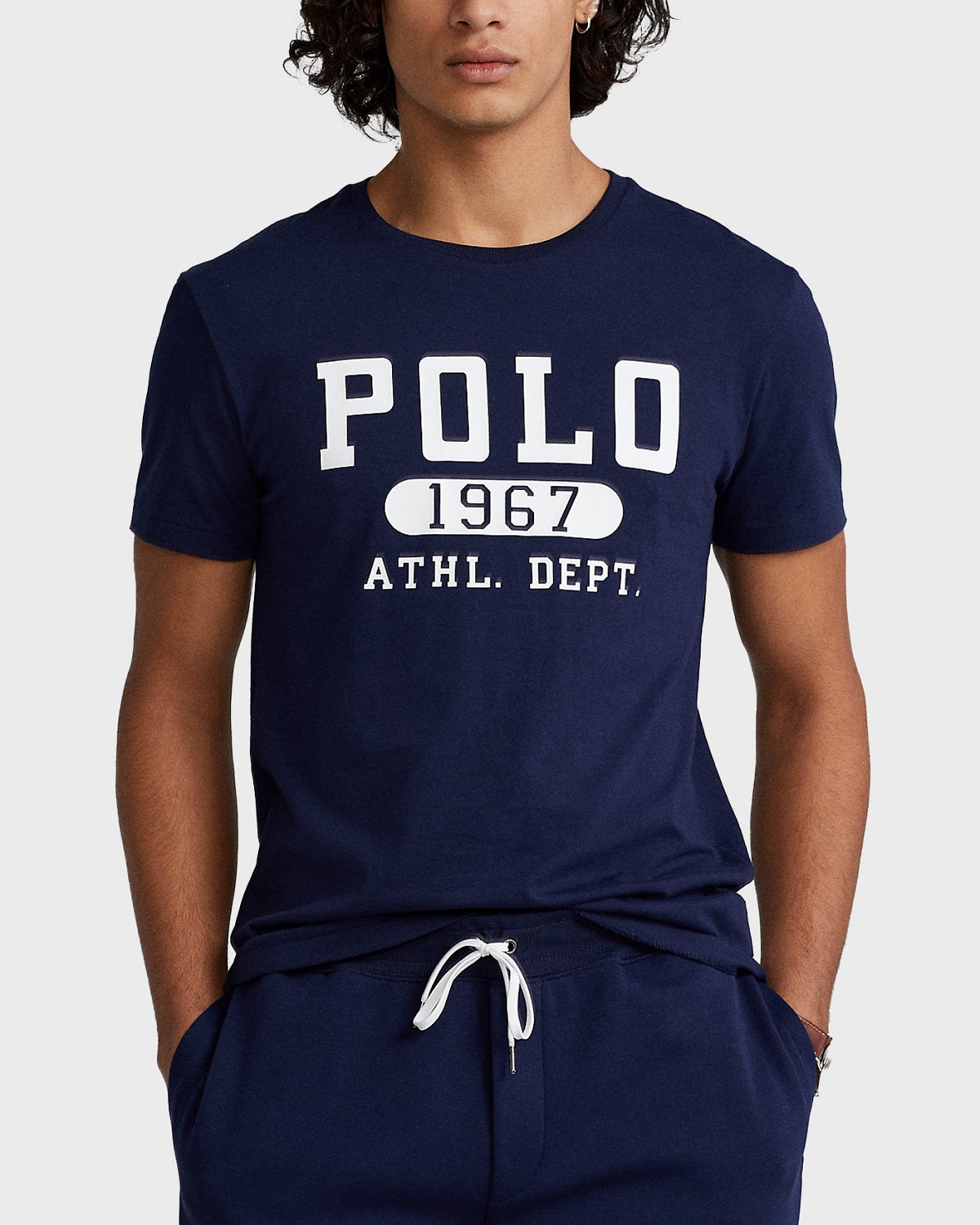 Polo Ralph Lauren Men's Custom Slim Fit Logo Jersey T-Shirt Blue Size Medium
