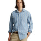 Polo Ralph Lauren Men's Classic Fit Cotton Workshirt Blue Size Large