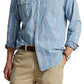 Polo Ralph Lauren Men's Classic Fit Cotton Workshirt Blue Size Large