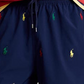 Polo Ralph Lauren Men's Traveler Polo Rider Print Swim Trunks Blue Size Large