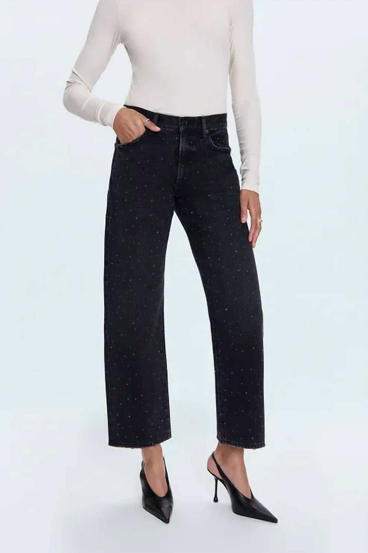 Pistola - Lexi Mid-Rise Bowed Straight Jean