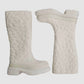 Valentino Garavani - Women's Rubber Rose Edition Atelier Knee Hi Boots