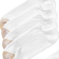 Gold Toe Men's 8 Pack Athletic No Show Socks White Size 6-12