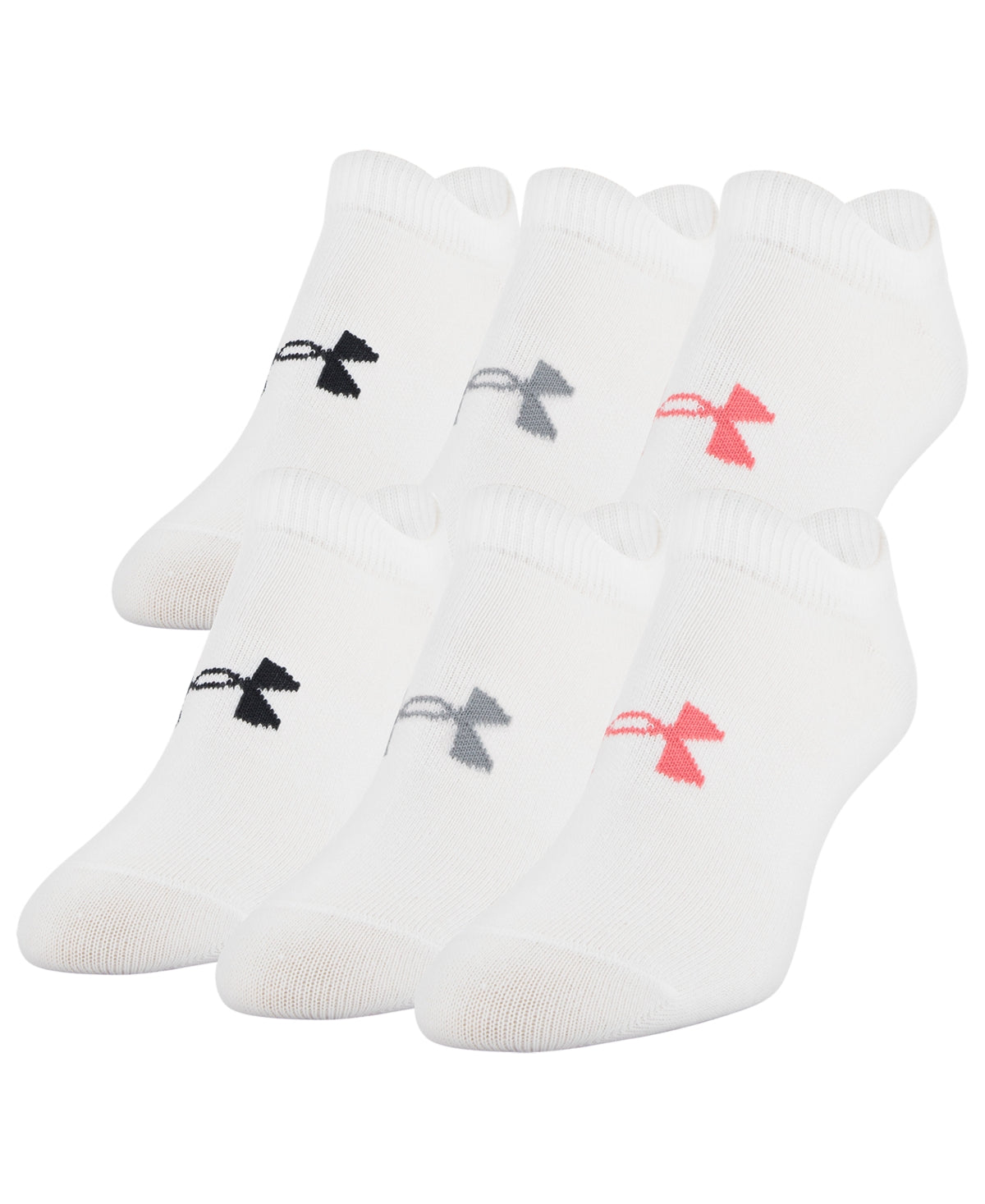 Under Armour Women's Training No Show Sock White Size 6-9
