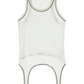 Helmut Lang Women's Cutaway Tank Top White Size Large