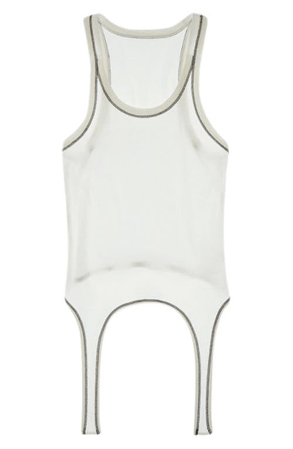 Helmut Lang Women's Cutaway Tank Top White Size Large